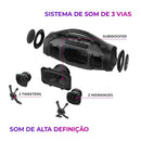 Caixa de Som Boombox Plus Bluetooth IP66 AWS-BBS-01B AIWA
